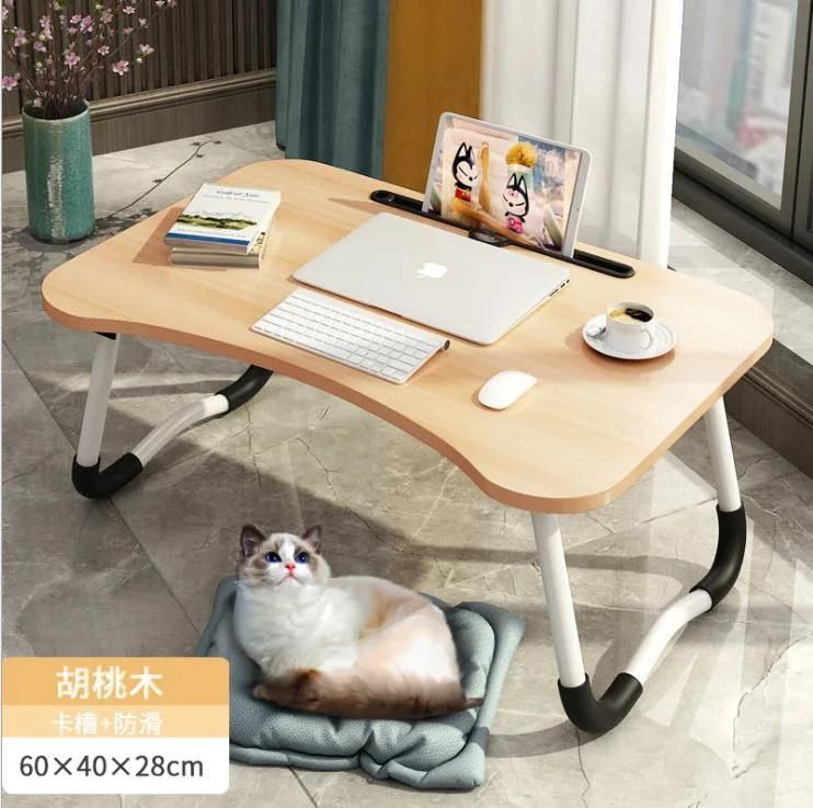 Bed Desk Foldable Lazy Laptop Small Desk Children Student Study Dormitory Small Desk