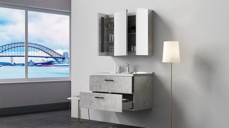 White Bathroom Vanities Furniture Modern Wall Mount Hotel Design Cheap USA