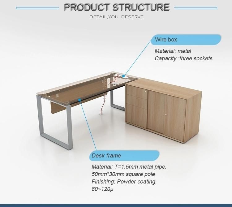 Modern Luxury Desk Office Furniture Executive for CEO Office Furniture