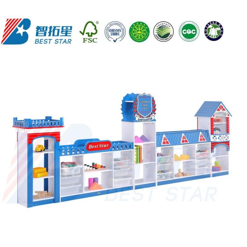 Multi-Function Kindergarten and Preschool Kids Cabinet