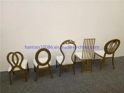 China Factory Wholesale Event Party Wedding Use Dining Furniture Stainless Steel Chair