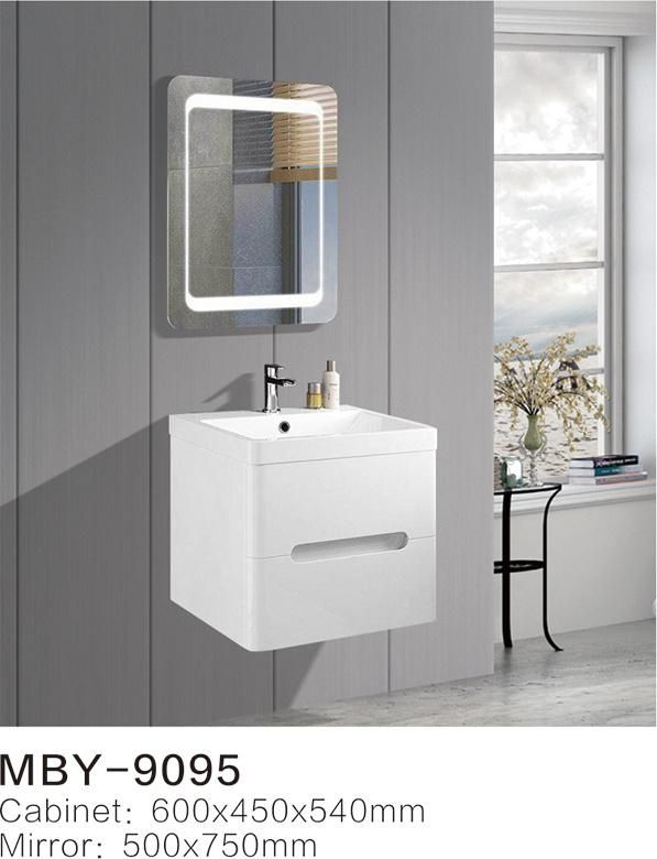 UK PVC Bathroom Cabinet with LED Mirror