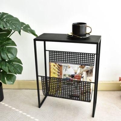 New Design Modern Simple Book Shelf Magazine Newspaper Rack