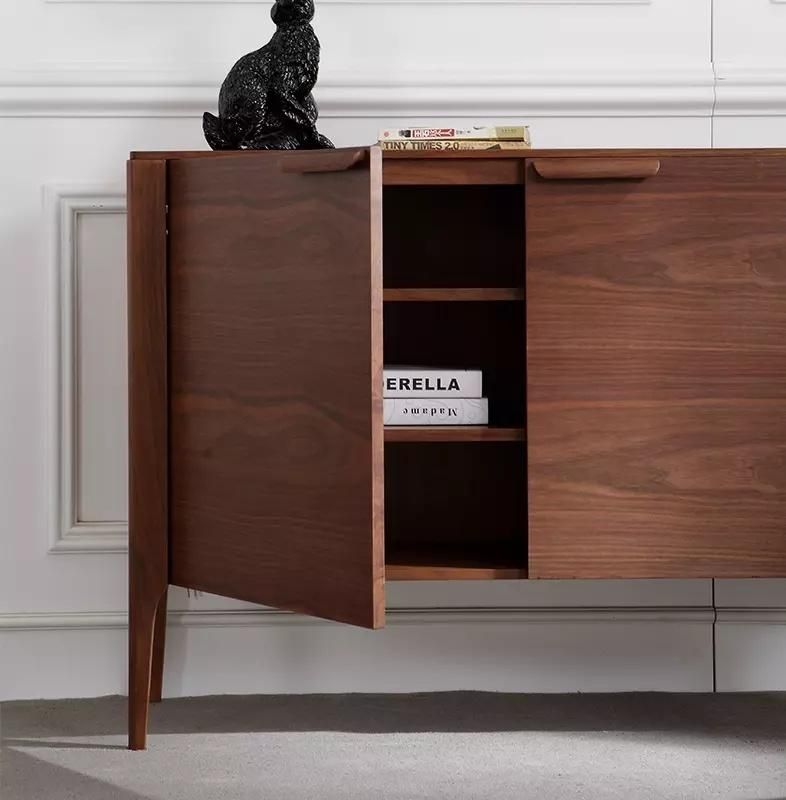 Modern and Simply Unique Design Solid Wood Sideboard Cabinet Furniture for Hotel