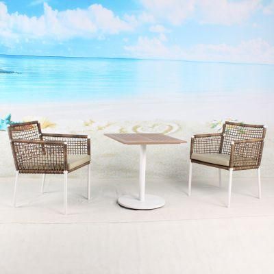 Modern Garden Hotel Restaurant Outdoor Furniture Rattan Table and Chair Furniture