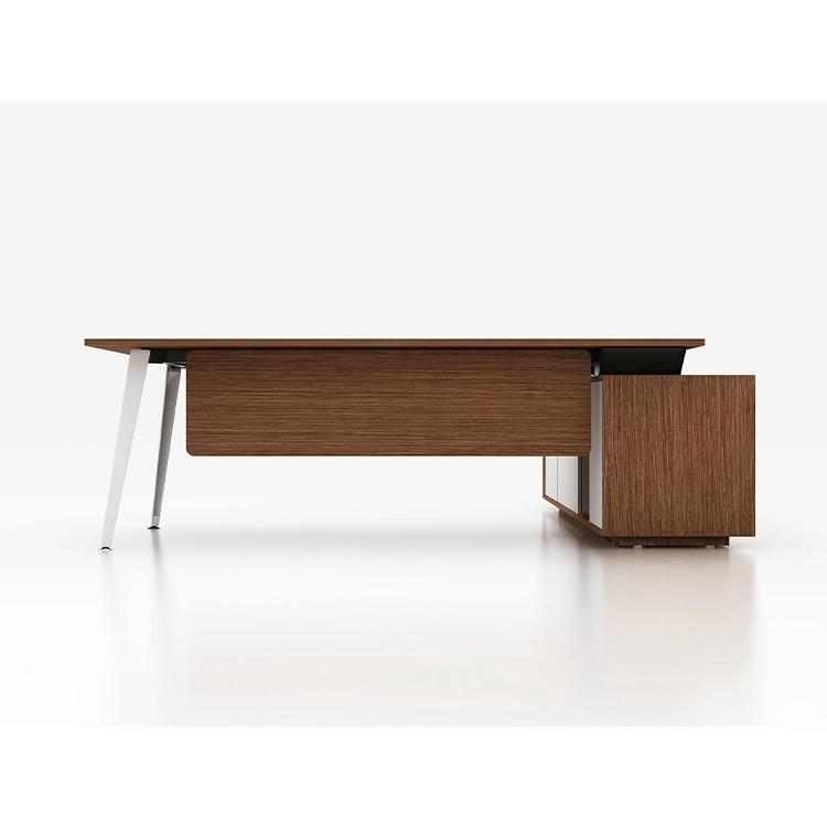 Modern Wooden Executive MDF Finish Folding Table Computer Desk