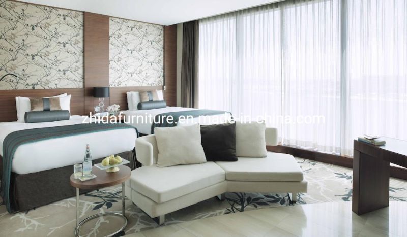 Foshan Manufacturer Modern Hotel Bedroom Furniture with TV Stand