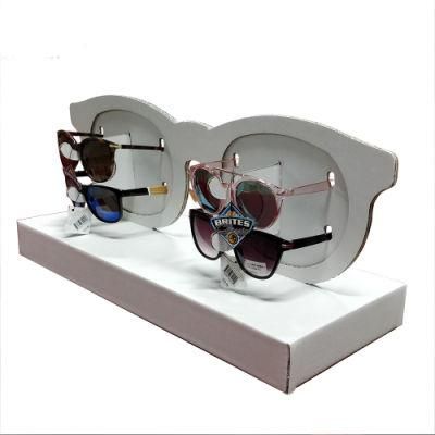 Modern Shopping Mall Cardboard Showcase Designs Wall Mount Eyeglasses Cabinet Eyewear Display Stand