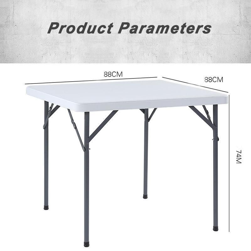 Wholesale Restaurant Retangular Square Wedding Party Folding Table for Dining