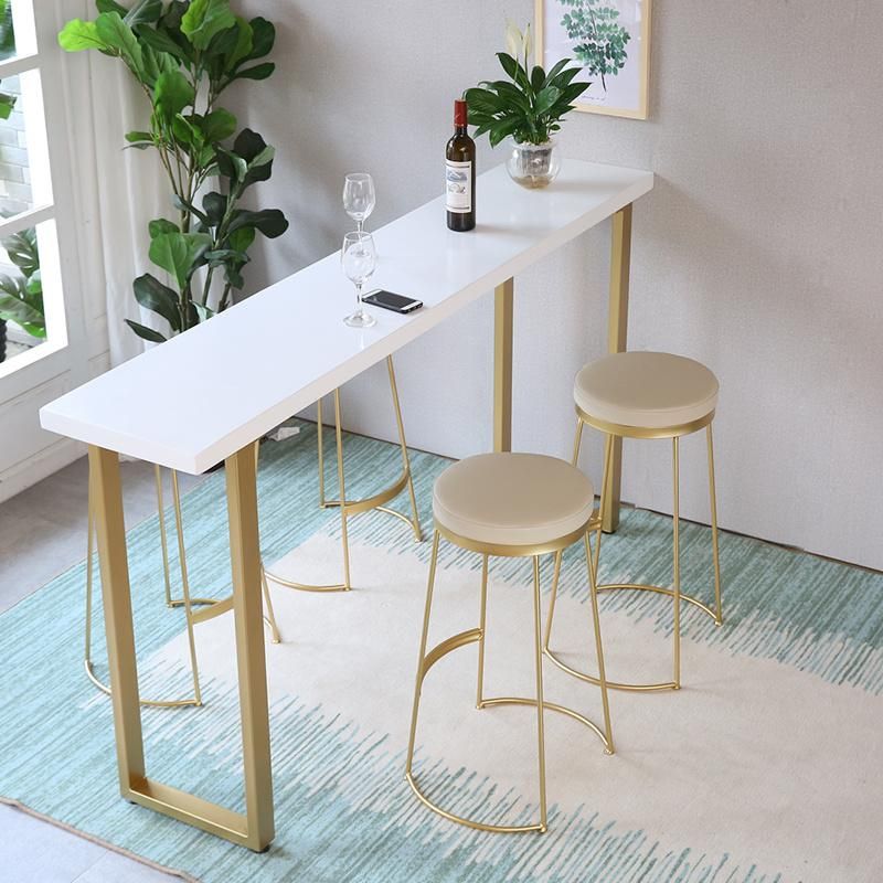 New Modern Furniture Golden Iron Frame Bar Chairs