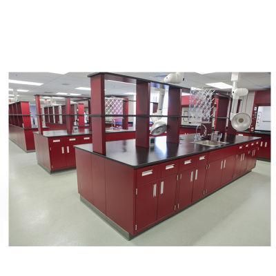 Biological Steel Lab Furniture with Sheet, Physical Steel Lab Bench with Power Supply/