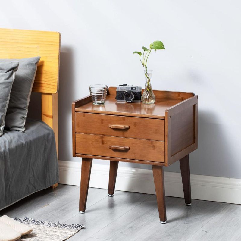 End Table with Drawer, Bedside Table Sofa Side Table for Bedroom, Living Room