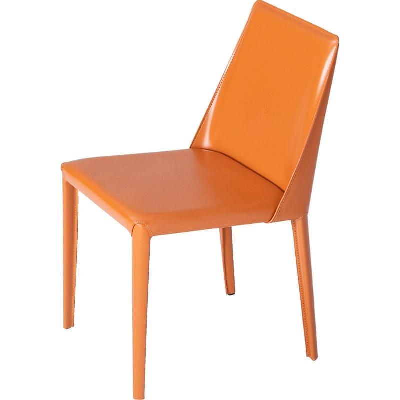 Wholesale Simple Modern Design Furniture Dining Chair with PU Leather