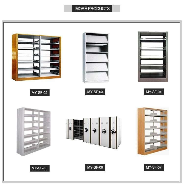 Single Sided Bookshelf Knock Down Metal Bookshelf