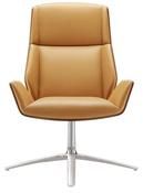 Modern Designer Swivel Office Meeting Chair with Stainless Steel Base