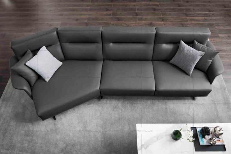 Italy New Sofa Modern Leather Sofa Soft Sofa Living Room Furniture Modern Furniture