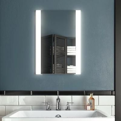 5mm Reversible on off Touch Switch Wall Hanging Anti-Fog Decorative LED Bathroom Mirror with Bluetooth