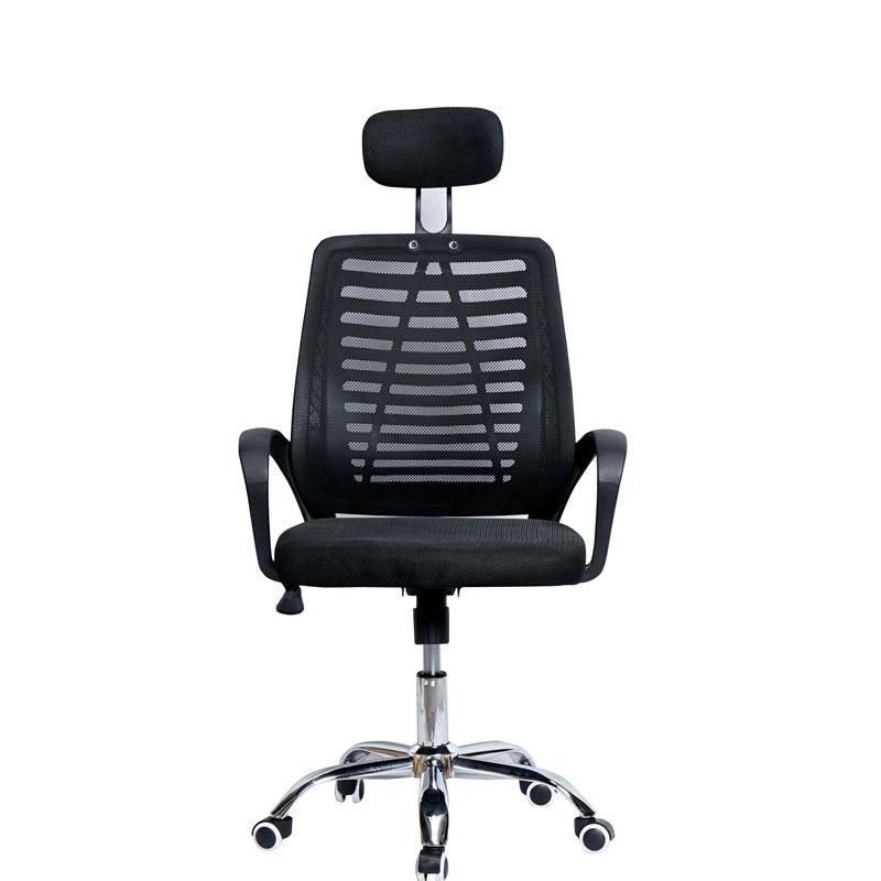 New Black High Back Boss Computer 360 Revolving Office Mesh Chair with Headrest