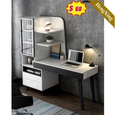 Light Luxury Style Wooden Modern Style Light Grey Color Office School Furniture Storage Cabinet Computer Study Table