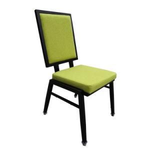 High Quality Stacking Wedding Green Banquet Dining Chair for Sale