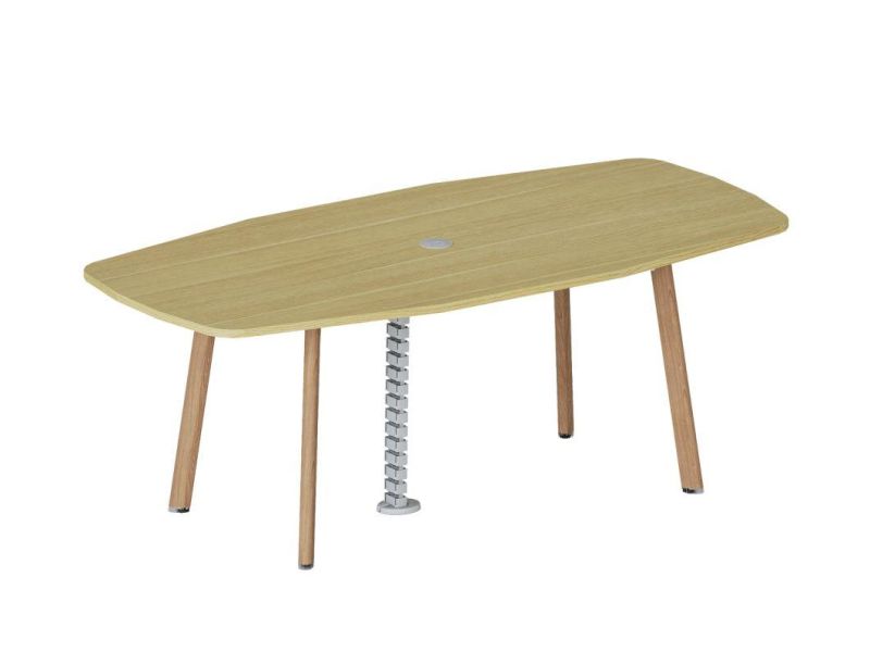 Simple Design 3 Leg Round Meeting Table for Office