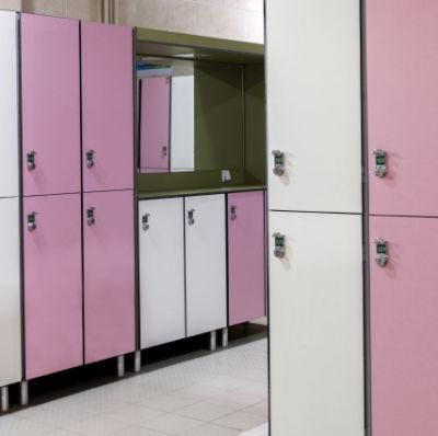 Modern Design 12mm HPL Compact Laminate 4 Door School Locker Complex with Swing Door