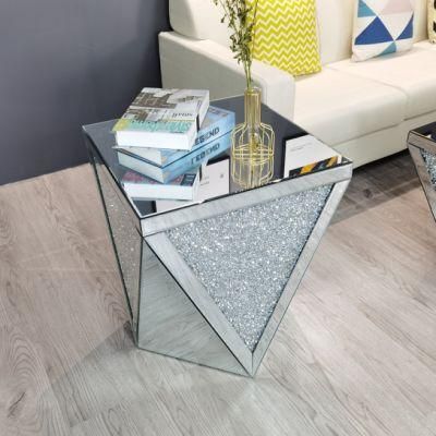 Modern Wholesale Marble Printed Glass Nightstands