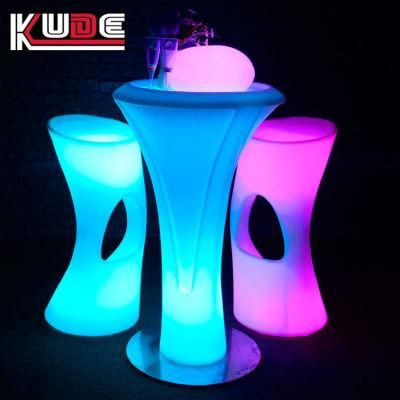 LED Lighted Cocktail Table Lighted Bar Furniture Atmosphere Furnitures