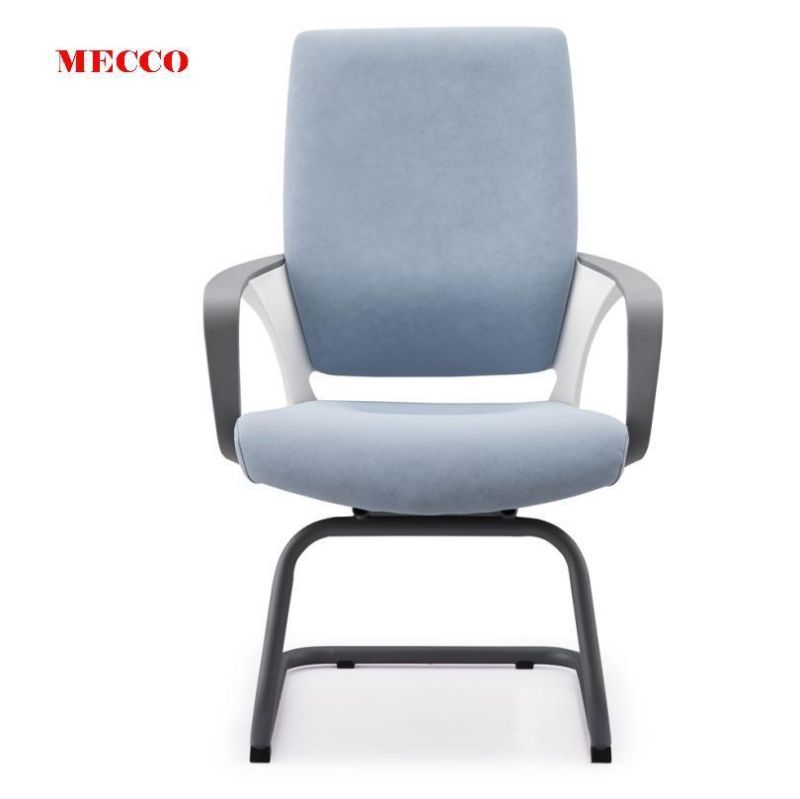 PU Leather Visitor Chair 2022 Hot Sale Conference Chairs No Legs Metal Stand Meeting Chairs No Wheels and Casters