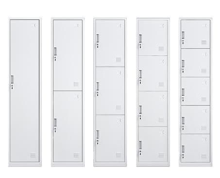 Modern Vertical Locker Student Wardrobe Office Steel Storage Locker Gym Locker