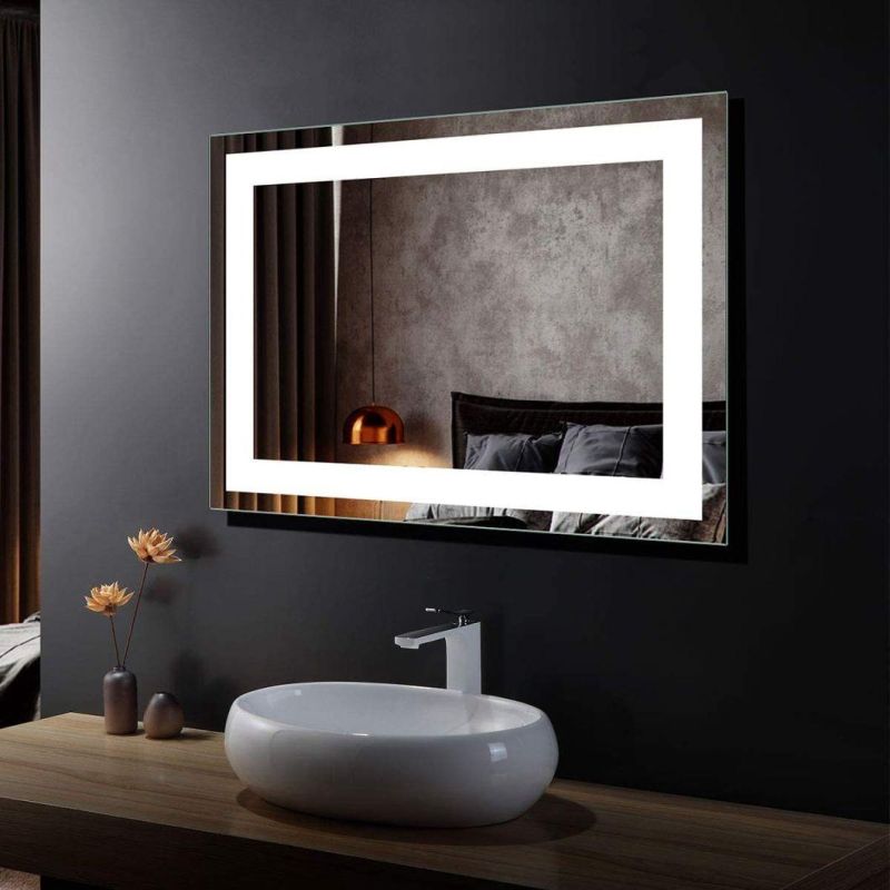 Backlit LED Mirror 5mm High Quality Mirror for Hotel Home Bathroom Intelligent Smart Mirror with Touch Sensor