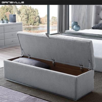 Modern Bedroom Rectangular Bench Stool Ottoman with Storage Box GB26