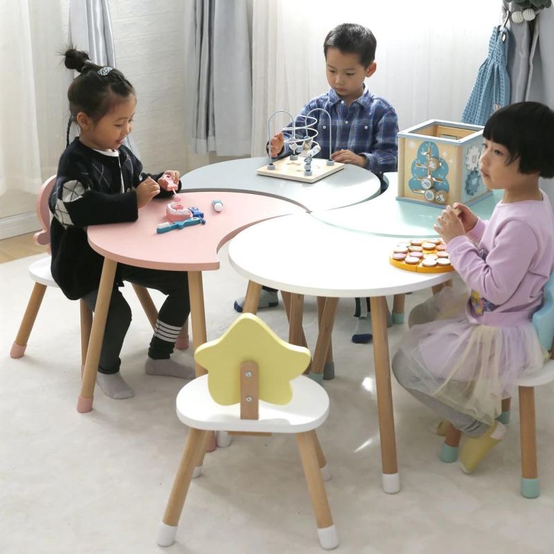 China Modern Style Child Wooden Table Set Furniture