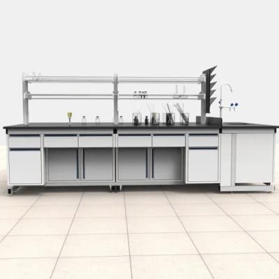 Biological Steel Lab Bench in Laboratory Furniture, Physical Steel University Lab Bench/