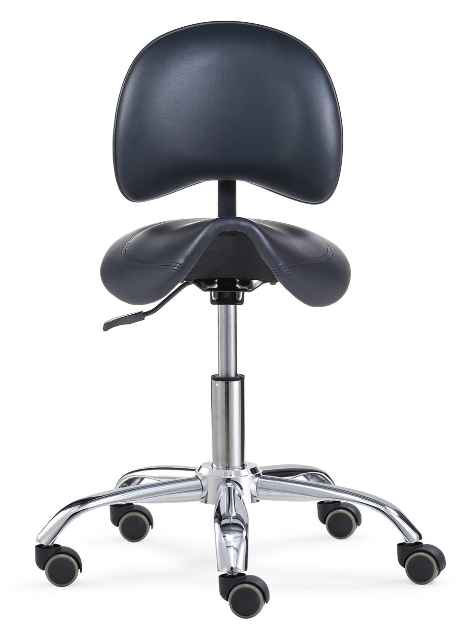 Ergonomic Tilt Saddle Stool Adjustable Height Office Chair