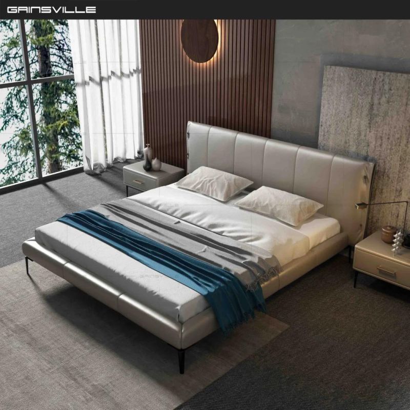 Bedroom Furniture Italian Design Luxury King Bed Sofa Bed Wall Bed Gc1727