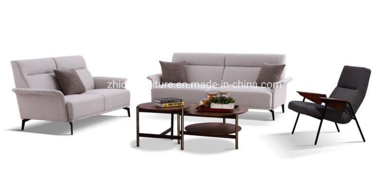 Living Room Furniture Family Modern Fabric Long L Shape Sofa