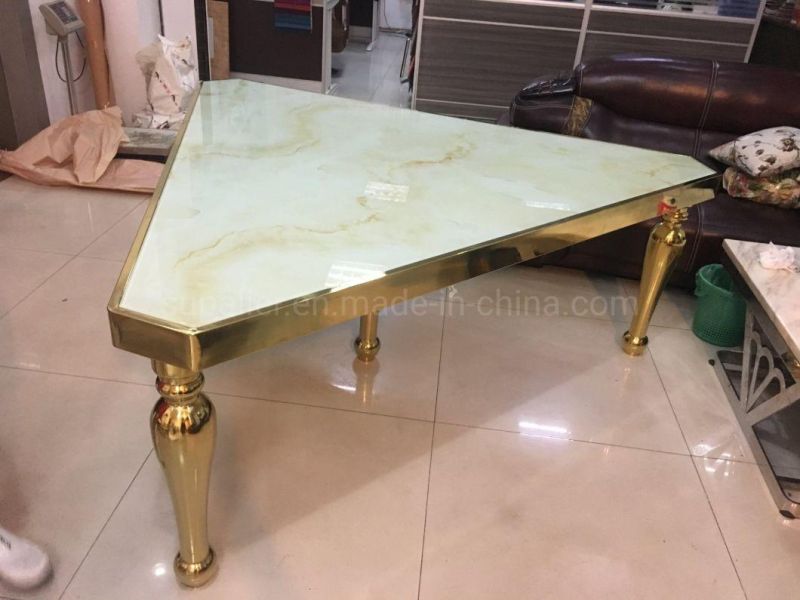 Wedding Banquet Hall Modern Modular Triangle Dinig Table Hotel Furniture