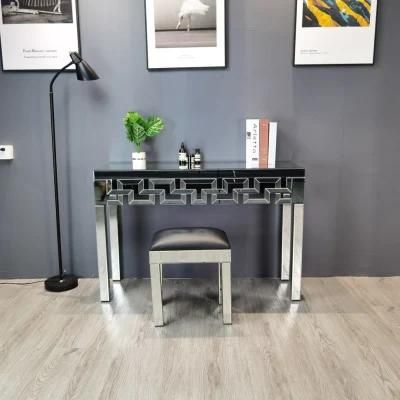 High End Custom Made Wholesale Mirror Dresser Stool Glass Home Furniture