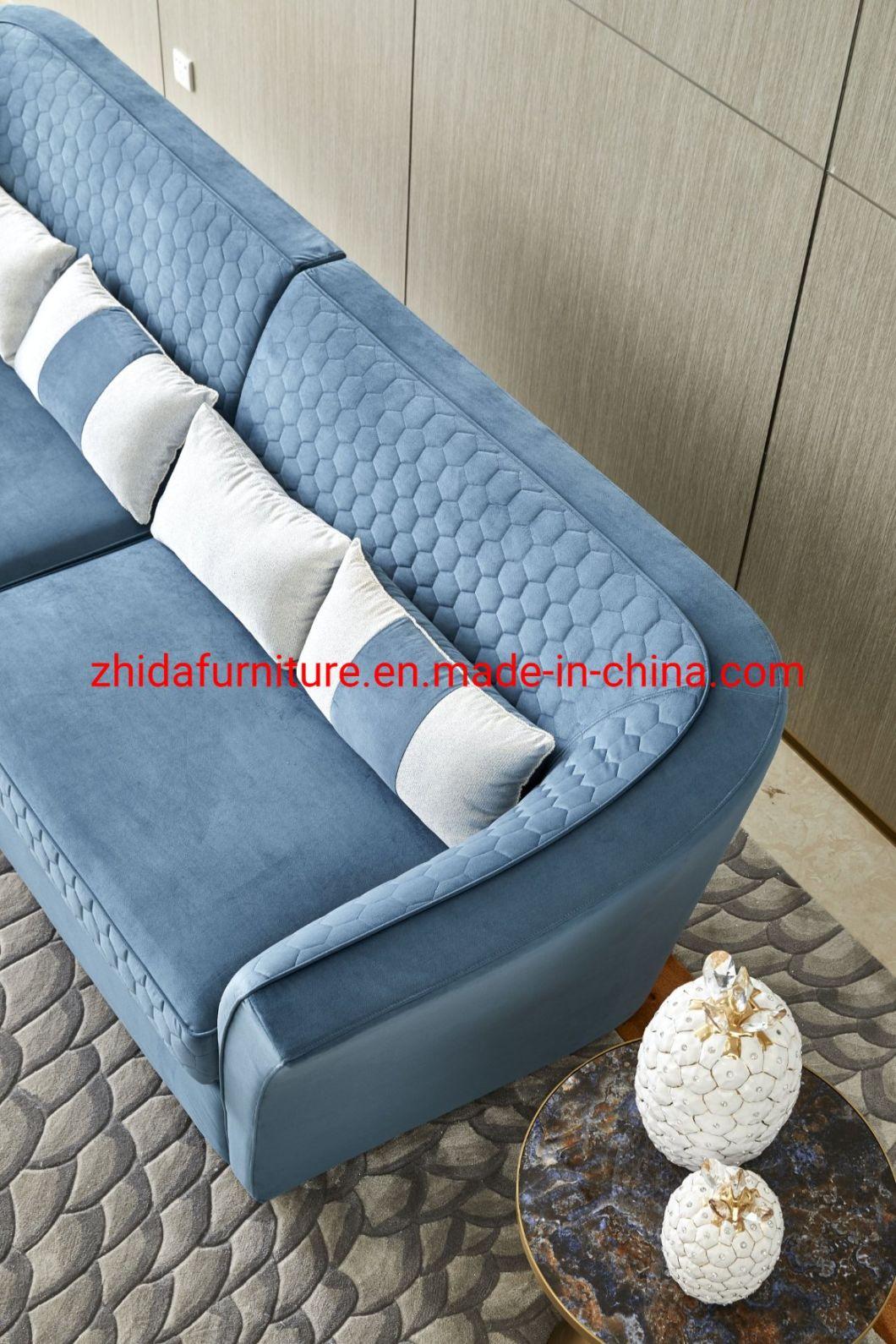 Luxury Style Modern Living Room Furniture Fabric 3 Seat Sofa