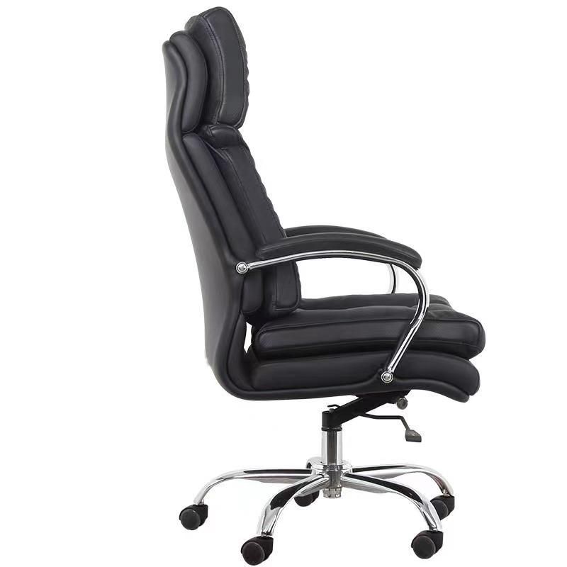 Luxurious Executive Office Chair, Big and Tall Office Desk Chair, High Back Comfortable Office Leather Chair