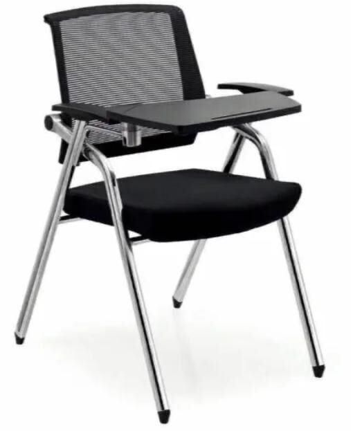 Mesh Flip Training Room Chair Folding Chair with Writing Table and Wheels