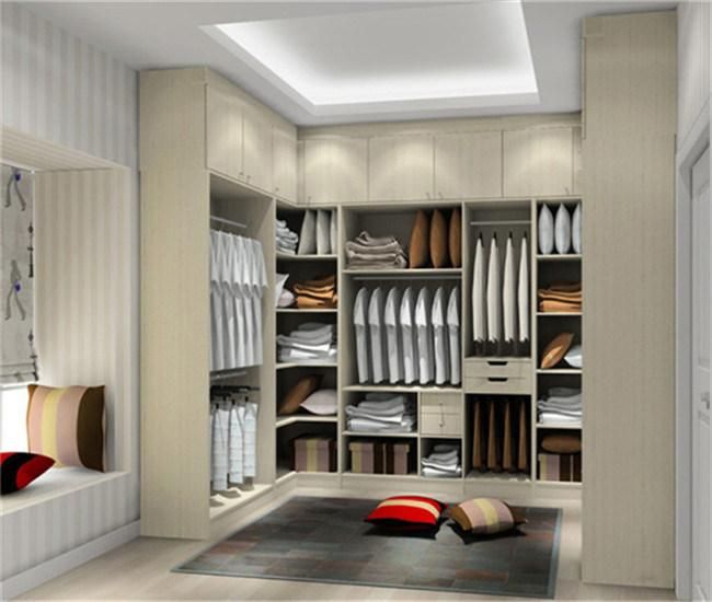 Modern Bedroom Customized Plywood/MDF Wardrobe