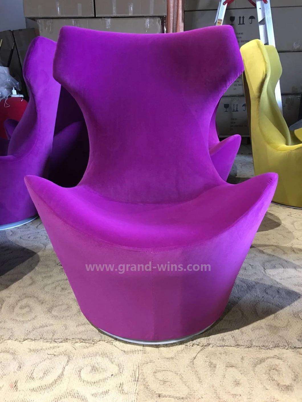 Modern High Back Revolving Chair Living Room Leisure Sofa Chair