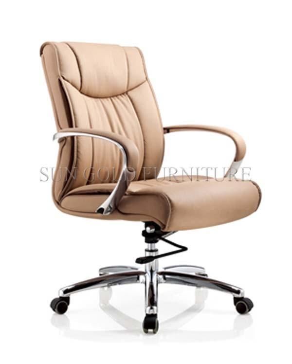 (SZ-OC145R) Hot Sale Modern Office Furniture Brown Cow Leather Manager Chair