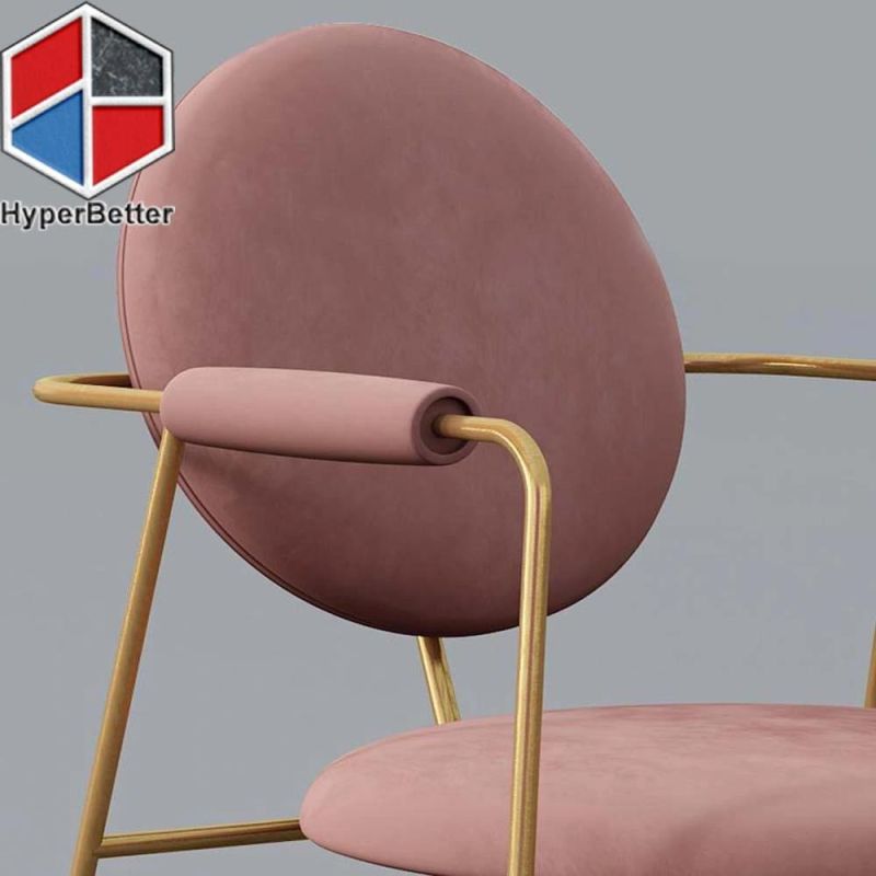 Highly Elastic Sponge Seat Ss Frame Dining Chairs Morden Design Dining Room Chairs