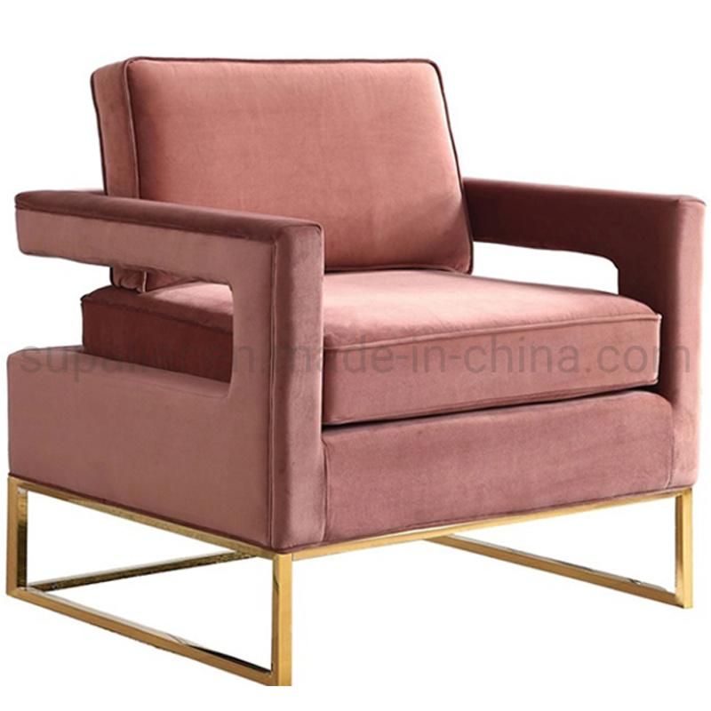 2020 New Product Living Room Furniture Metal Frame Leisure Chair