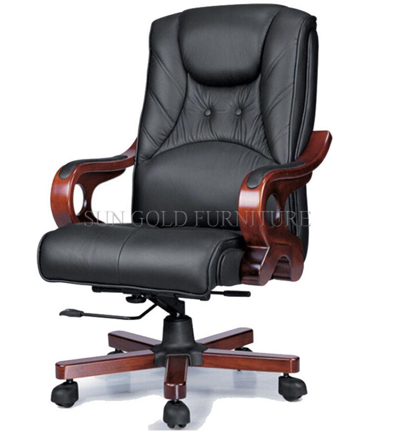 Foshan Office Chair Factory Swivel Cheap Leather Executive Chair