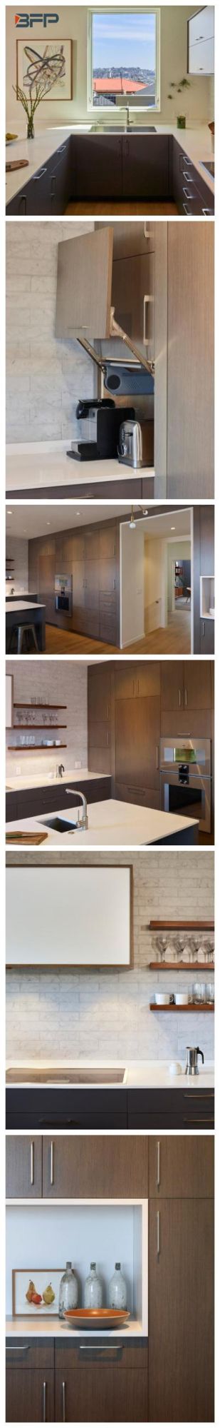 Customized Kitchen Modern Cabinetry Melamine kitchen Cabinet Furniture