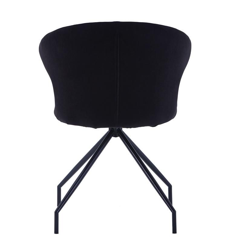 New Design Unique Kitchen Restaurant Hotel Fabric Ring Back Dining Chair